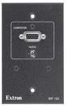 Extron Wp 150 White With Computer Audio/video Wall Plate. Prod. 60-427-22, New. Fixed Price $24.00.