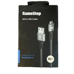 (qty 1) Gamestop Universal Usb-micro 10FT Cable PS4 Compatible. Fixed Price $9.95.