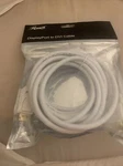 New! Rosewill RCDC-14008 15-FOOT White Displayport To Dvi Cable Male. Fixed Price $18.75.
