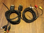Original Microsoft Xbox (oem/unbranded) A/v Cable Lot 2.. Fixed Price $21.89.