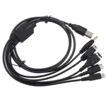 5-IN-1 Usb Charging Cable Gba Lite Dsi 3DS Wii Game Pad Sony Psp CB01. Fixed Price $10.85.