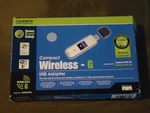 Linksys Cisco Systems Compact Wireless-g Network Adapter WUSB54GC. Fixed Price $9.00.