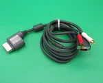 Microsoft X801257-100 Av Video Cable For Xbox 360 To Vga With Rca Audio. Fixed Price $6.39.