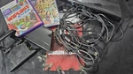 Xbox 360 Kinect With Nyko Zoom, Monoprice Cables, Adventures And Wipeout. Fixed Price $40.00.