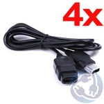 Lot 4X 6 Controller Cord Extension Cable For Microsoft Original Xbox S-type. Fixed Price $14.29.