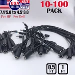Lot Dc/ac Power Charger Converter Adapter Cable 7.4MM To 4.5MM For Hp/dell. Fixed Price $78.78.