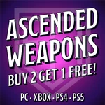 Pc Xbox PS4 PS5 Tiny Tina's Wonderlands Ascended Weapons Buy 2 Get 1 Free. Fixed Price $6.00.