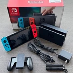 Nintendo Switch Console HAC-001 Joy Dock Grip All Accessories. Fixed Price $180.00.