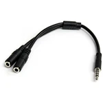 Startech.com Headset Adapter, Microphone And Headphone To Female, Black. Fixed Price $6.81.
