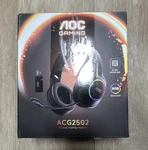 Aoc ACG2502 Wireless Rgb Gaming Headset Boom Mic Over-ear Black Usb/bt. Fixed Price $25.00.