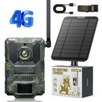 Voopeak Solar Powered 4G Lte Cellular Trail Camera 32MP 2.5K Hunting Game + Sim. Fixed Price $52.24.