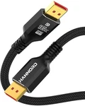 16K Displayport Cable 2.1 10FT UHBR20 80GBPS Hdr Nylon Braided Dp Cord Gaming. Fixed Price $29.50.