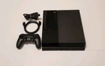 Sony Playstation 500GB Black Console PS4 W/ Controller & Cords Tested Working. Fixed Price $119.99.