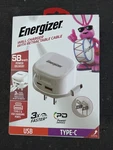 Energizer Wall Charger 58WATT Retractable Usb Cable + 2 Ports. Fixed Price $19.99.