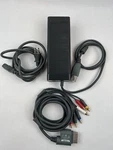 Microsoft Xbox 360 Power Supply Brick Ac Adapter + A/v Cables Model DPDN-186EB. Fixed Price $19.99.