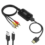 Rca To Hdmi Converter, Composite Adapter Male Av Support 1080P Pal/ntsc Compa.... Fixed Price $18.47.