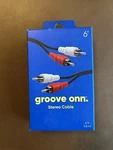 New Onn Stereo Audio Cable Cord Dual Rca 2 Male Av 6 Ft Foot Black. Fixed Price $5.00.