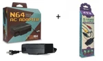 New S-video Audio Av Cable & Ac Power Adapter For Nintendo N64 System. Fixed Price $24.99.