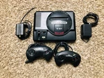 Original Sega Genesis Console MK-1601 System 1ST Model &oem Controllers CLEANED8. Fixed Price $120.00.