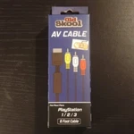 Old Skool - Av/composite Video Cable For PS1 PS2 PS3 Brand New 6'. Fixed Price $8.95.