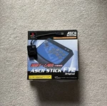 Ascii Stick FT2 ASC-0527V Fighting PS1 +pelican Adapter PS2-PS3 Tested. Fixed Price $80.10.