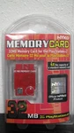 Nyko 32MB Memory Card For Sony Playstation 2, Clear/ Red, New/sealed (tub 1). Fixed Price $32.00.