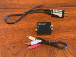 Eeekit Toslink Signal Optical Coaxial Digital Analog Audio Converter Adapter. Fixed Price $15.00.