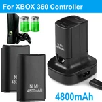 Us Dual Charger Station Dock + 2PCS Rechargeable Battery For Xbox 360 Controller. Fixed Price $16.99.
