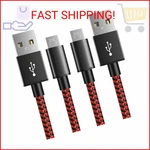 6AMLIFESTYLE PS4 Charging Cable, 10FT 2 Pack Usb To Micro Nylon Braid. Fixed Price $22.22.
