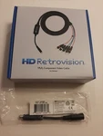 Hd Retrovision, Sega Genesis Component/ypbpr Cables W/ Saturn Adapter,new Sealed. Fixed Price $124.99.