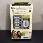 Monster Game Xbox 360 Component Video Stereo AUDI0 Cable 8 Ft New. Fixed Price $22.99.