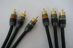 Monster Cable Gold Audio Video Games A/v Rgb Component PS2 PS3 High Resolution. Fixed Price $19.00.