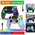2 Pack Wireless For PS4, Led Backlit Controllers PS4/PRO/SLIM,.... Fixed Price $80.77.