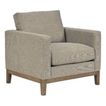 Armen Living Donna 35" Upholstered Polyurethane Accent Chair Platinum Gray. Fixed Price $708.99.