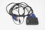 Manhattan Usb 4-PORT Compact Kvm Switch W/cables No Power Adapter. Fixed Price $19.99.