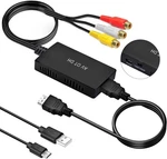 Rca To Hdmi Converter, Analog Composite Adapter Compatible Vcr,dvd,vhs. Fixed Price $10.89.