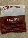 Ibirdie Hdr Hdmi Cable Uhd CL3 60HZ 18 Gbps 24K (30 Feet) New Sealed. Fixed Price $19.90.