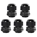 Npt Cable Gland 1" 5 Packs IP68 Waterproof Nylon Connectors With Locknu.... Fixed Price $21.19.