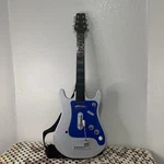 Wii Guitar Psyclone Essentials Rockster PSE6300B With Strap. Fixed Price $34.99.