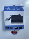 4 Port Gamecube Controller Adapter For Nintendo Switch Wii Pc Super Smash Bros. Fixed Price $9.59.