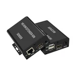60M Video Extension Adapter Hdmi Kvm Usb-a Keyboard RJ45 Lan Ethernet Extender. Fixed Price $44.17.