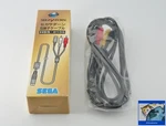 New Sega Saturn Official Video Cable HSS-0105 Boxed Japan Model. Fixed Price $85.00.
