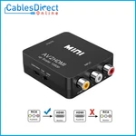 Rca Av To Hdmi Converter For Nintendo Sega Genes Gamecube N64 Video Tv. Fixed Price $17.50.