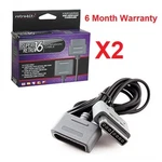 Two 2 Extension Cable Cords For Snes Super Nintendo 16 Bit Controller. Fixed Price $11.99.