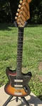 Global Electric Guitar Sunburst Mij Vintage 1960'S For Parts Repair. Fixed Price $129.95.