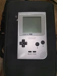 Nintendo Pocket Silver MOB-001, Case, + Star Baseball. Fixed Price $50.00.