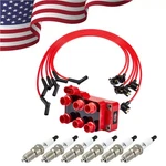 High Performance Ignition Coil Spark Plug Wires 1998-2000 Ford F-150 V6 4.2L. Fixed Price $73.99.