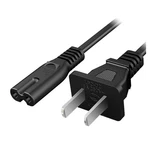 Prong C8 Power Cord Standard 2-SLOT For Tv PS4 PS5 5FT, Black. Fixed Price $10.02.