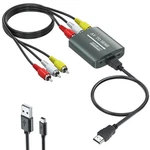 Rca To Hdmi Converter, Av For Xbox,ps ONE,PS2,PS3,N64,WII,VCR,VHS,STB.... Fixed Price $23.64.