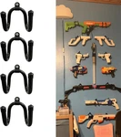 Pmsanzay 4 Pack Universal Game Controller Wall Organizer. Fixed Price $16.00.